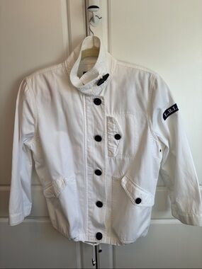 Ralph Lauren White Shirt with Dark Green Label XL